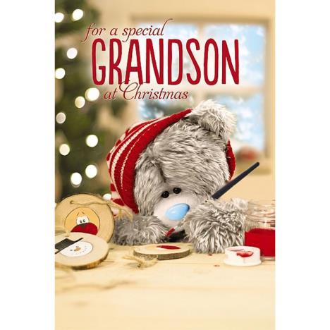 3D Holographic Grandson Me to You Bear Christmas Card £4.25